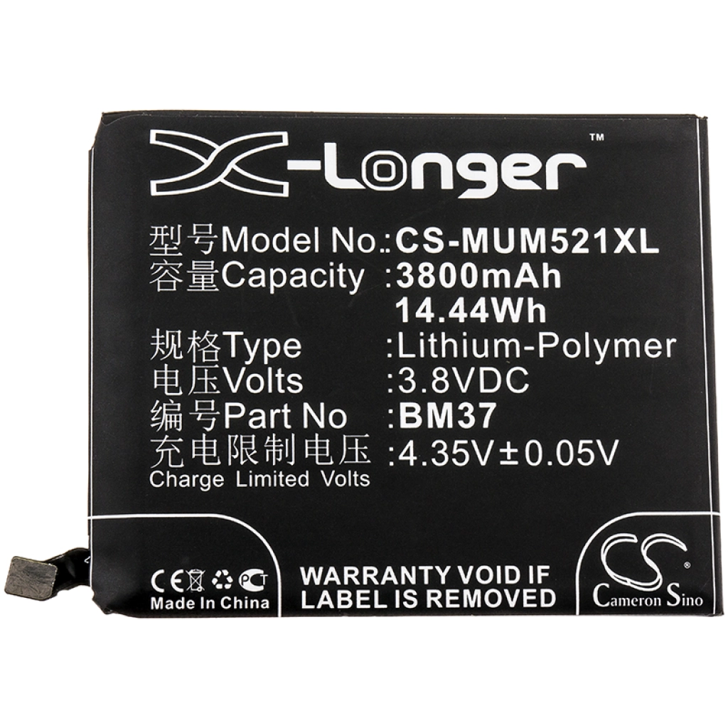 Compatibele batterijvervanging voor Xiaomi BM37 ( CHINA VERSION )