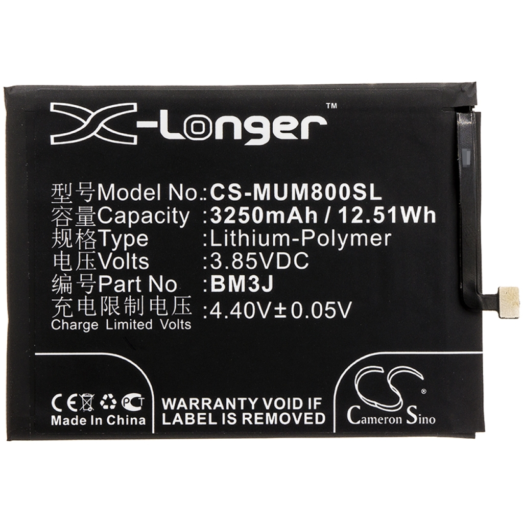 Compatibele batterijvervanging voor Xiaomi BM3J