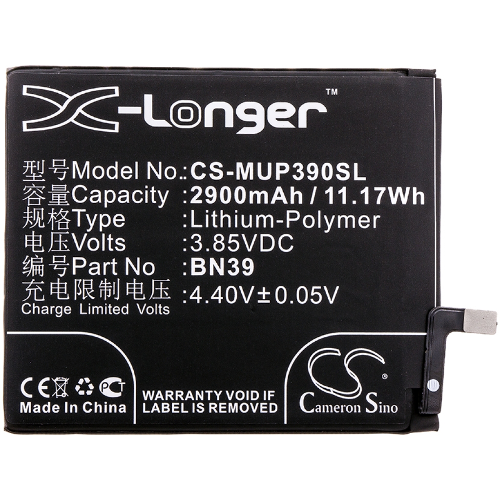 Compatibele batterijvervanging voor Xiaomi BN39