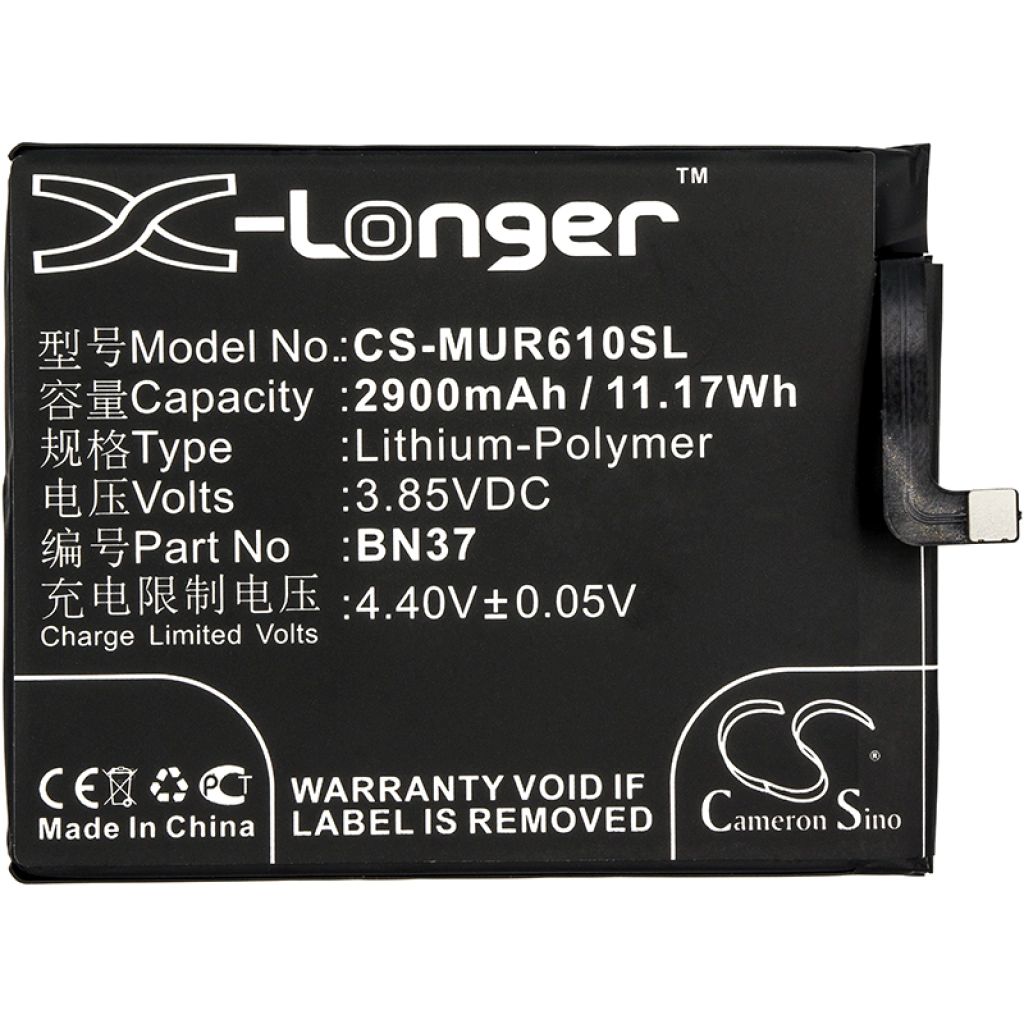 Compatibele batterijvervanging voor Xiaomi BN37