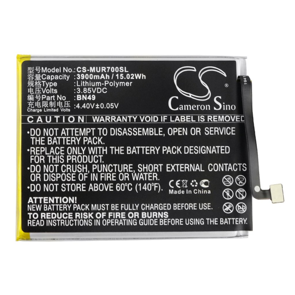 Compatibele batterijvervanging voor Xiaomi BN49