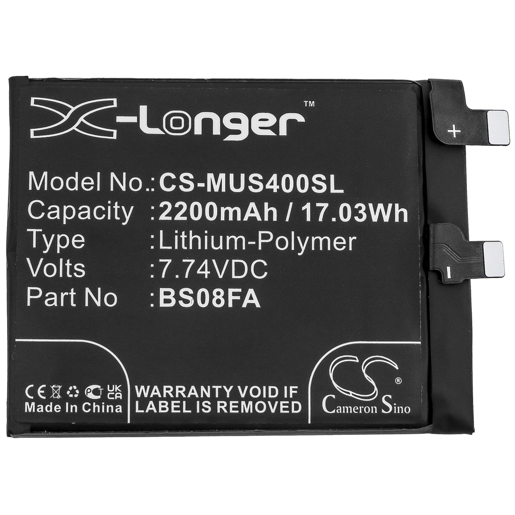 Compatibele batterijvervanging voor Xiaomi BS08FA