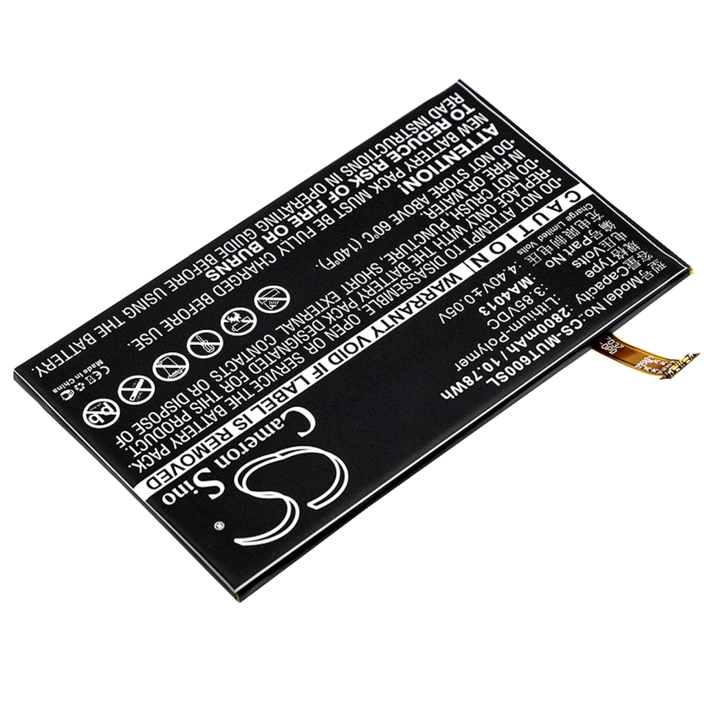 Compatibele batterijvervanging voor Meitu MB1503