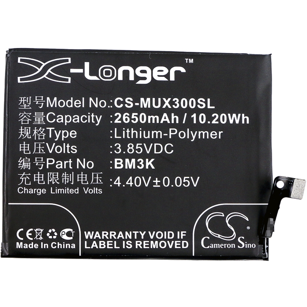 Compatibele batterijvervanging voor Xiaomi BM3K