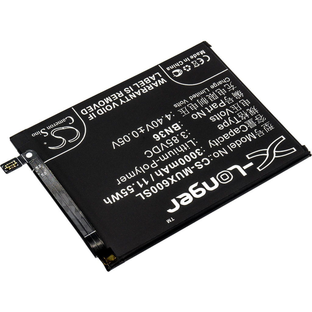 Compatibele batterijvervanging voor Xiaomi BN36