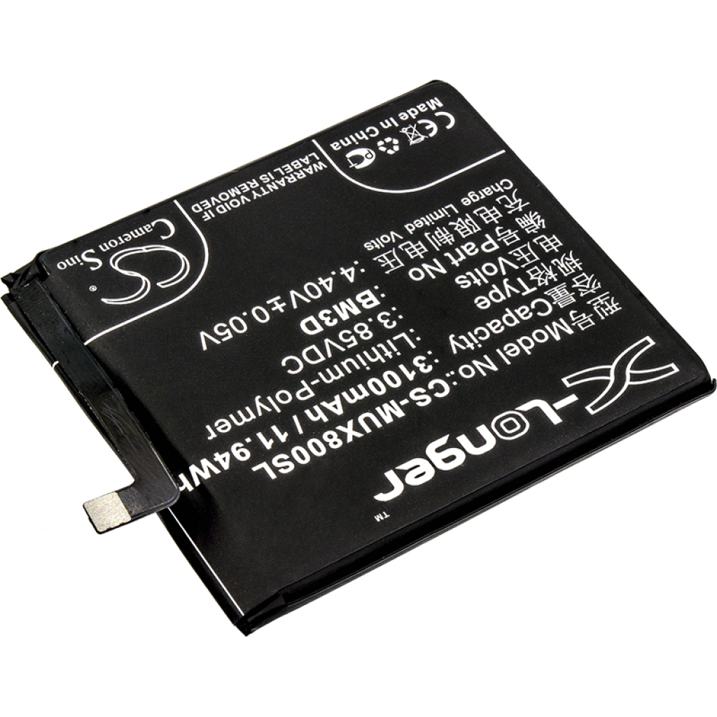 Compatibele batterijvervanging voor Xiaomi BM3D