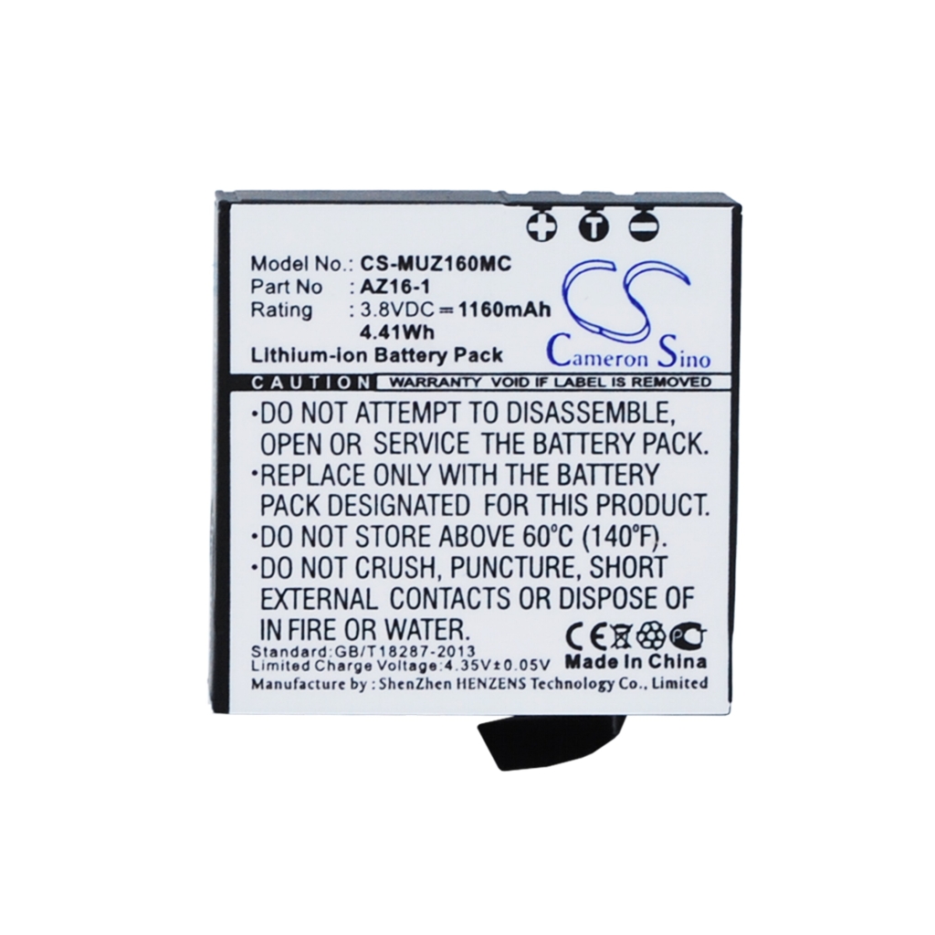 Batterij voor camera Xiaomi CS-MUZ160MC