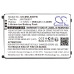 Batterij voor tweerichtingsradio Motorola CS-MVL500TW