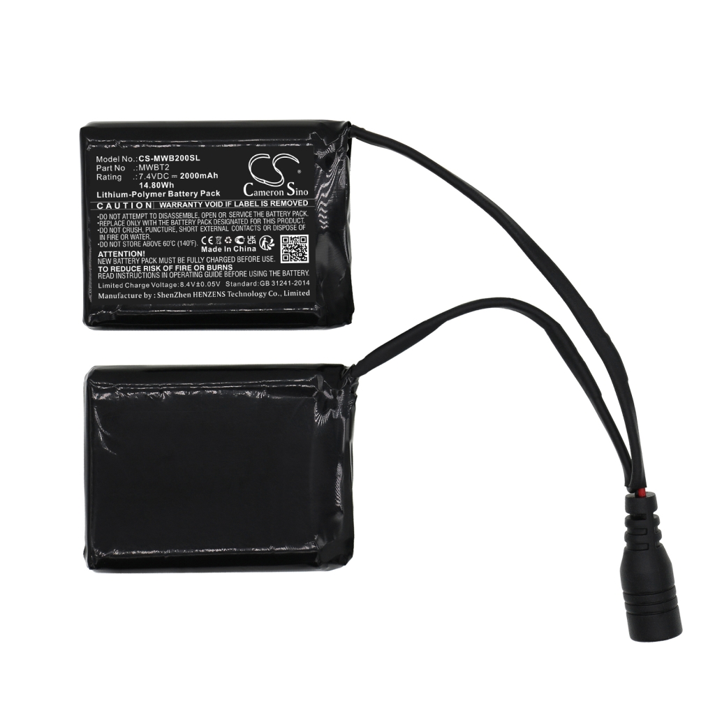 Batterijen Vervangt MWBT2