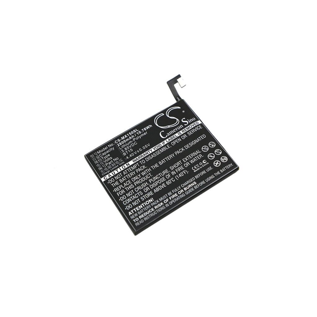 Compatibele batterijvervanging voor MeiZu BT15