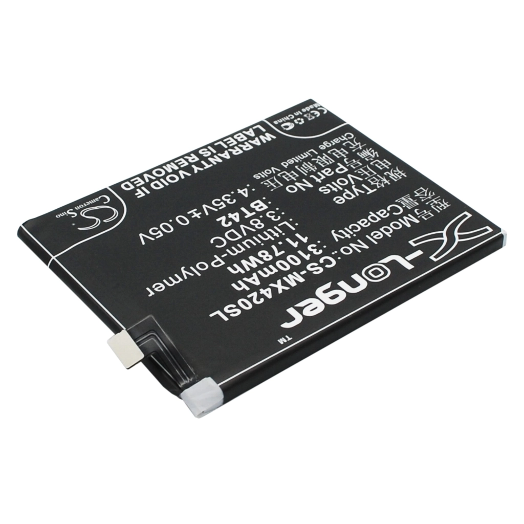 Compatibele batterijvervanging voor MeiZu BT42
