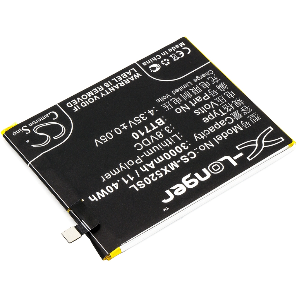 Compatibele batterijvervanging voor MeiZu BT710