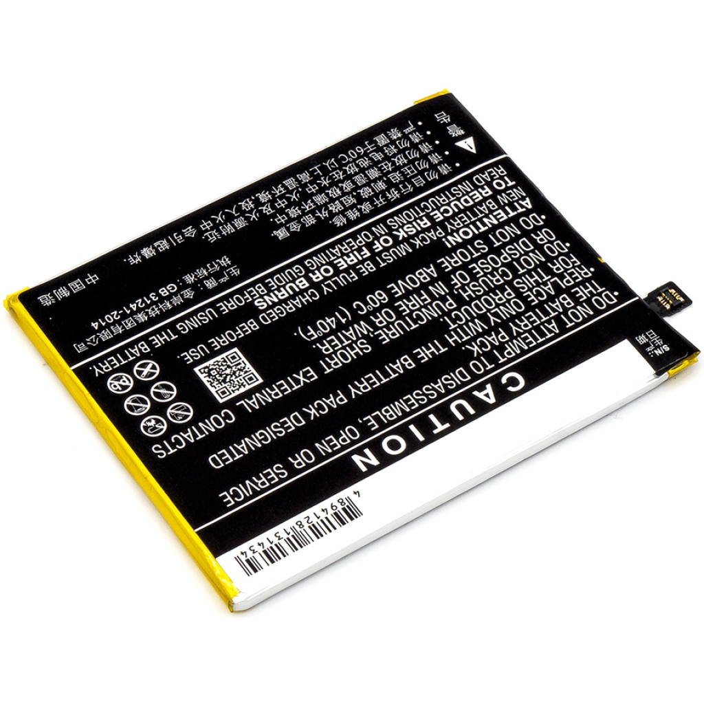 Compatibele batterijvervanging voor MeiZu BT710