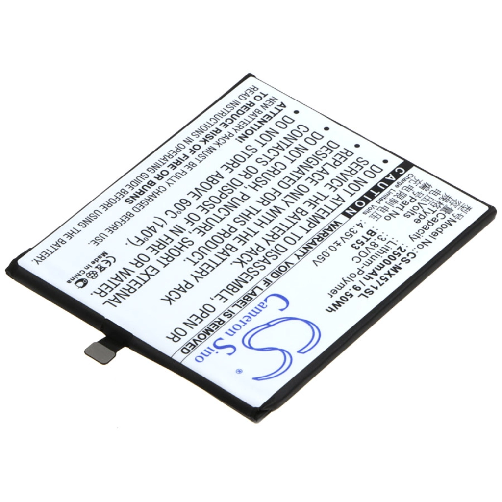 Compatibele batterijvervanging voor MeiZu BT53