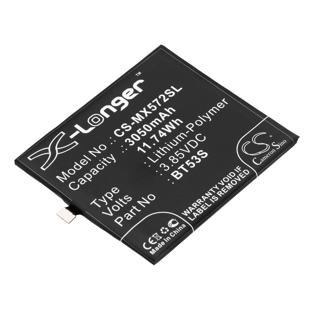 Compatibele batterijvervanging voor MeiZu BT53S