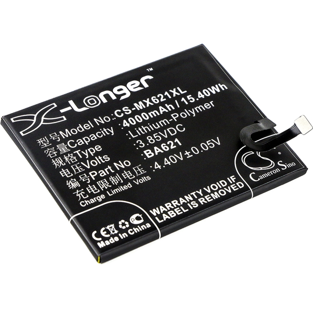Compatibele batterijvervanging voor Meilan BA621