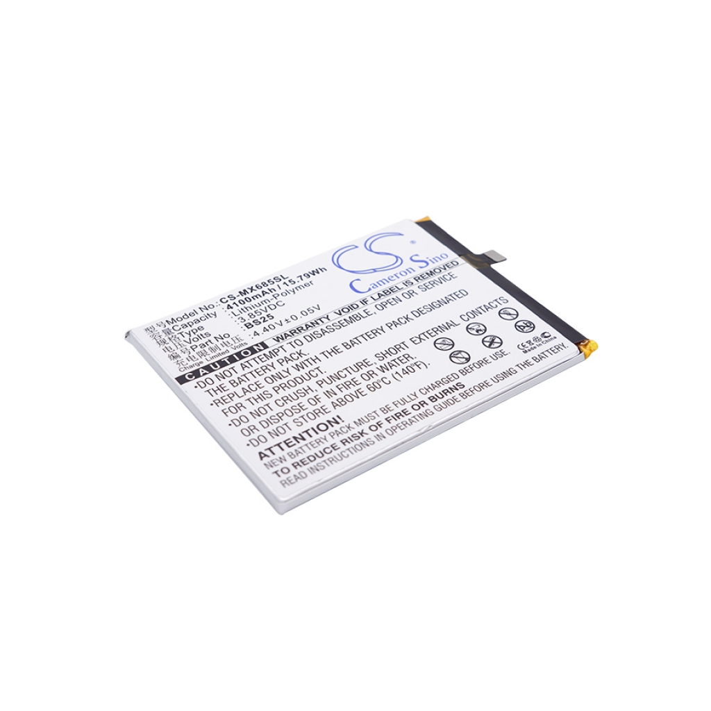 Compatibele batterijvervanging voor MeiZu BS25