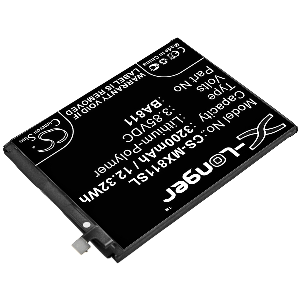 Compatibele batterijvervanging voor Meilan BA811