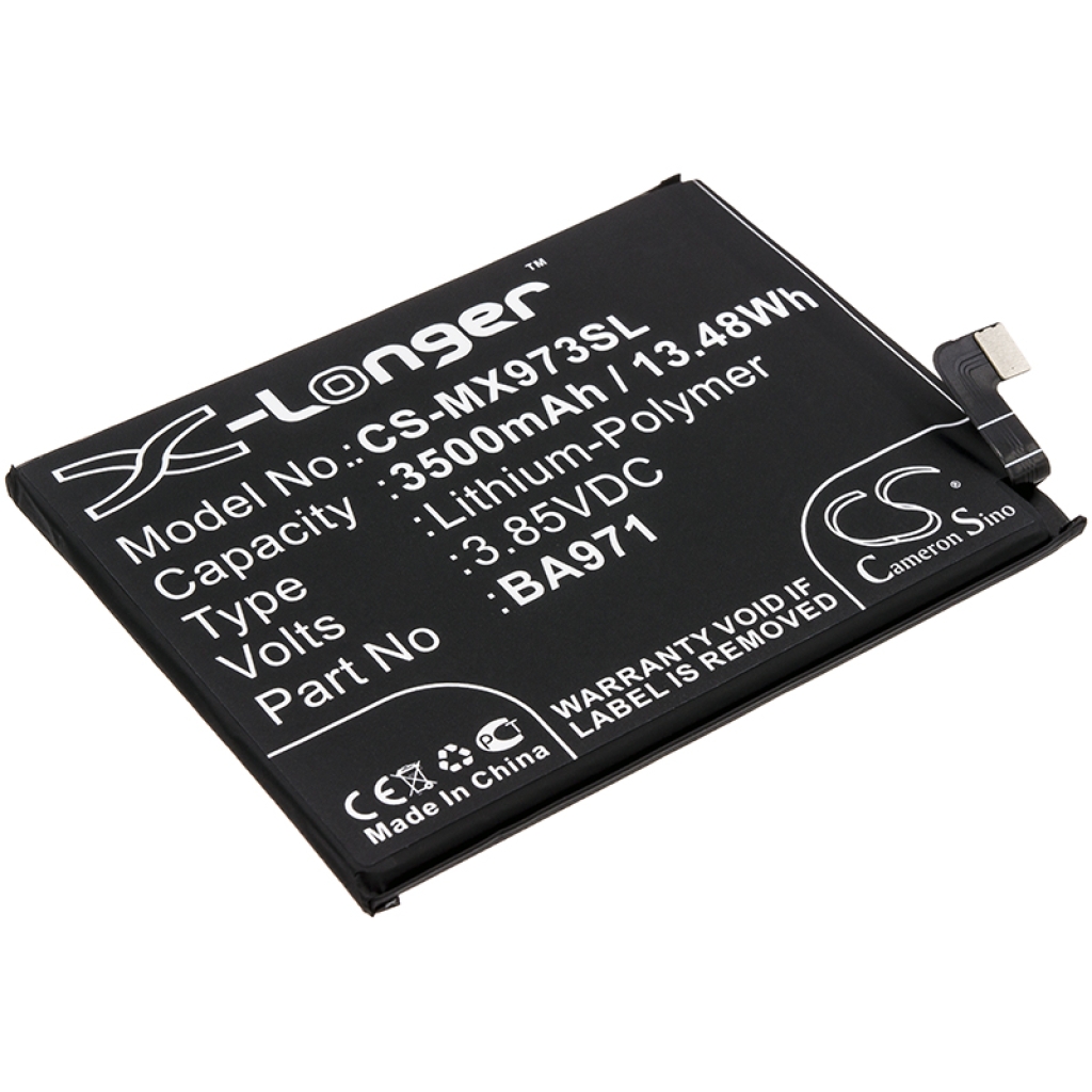 Compatibele batterijvervanging voor MeiZu BA971