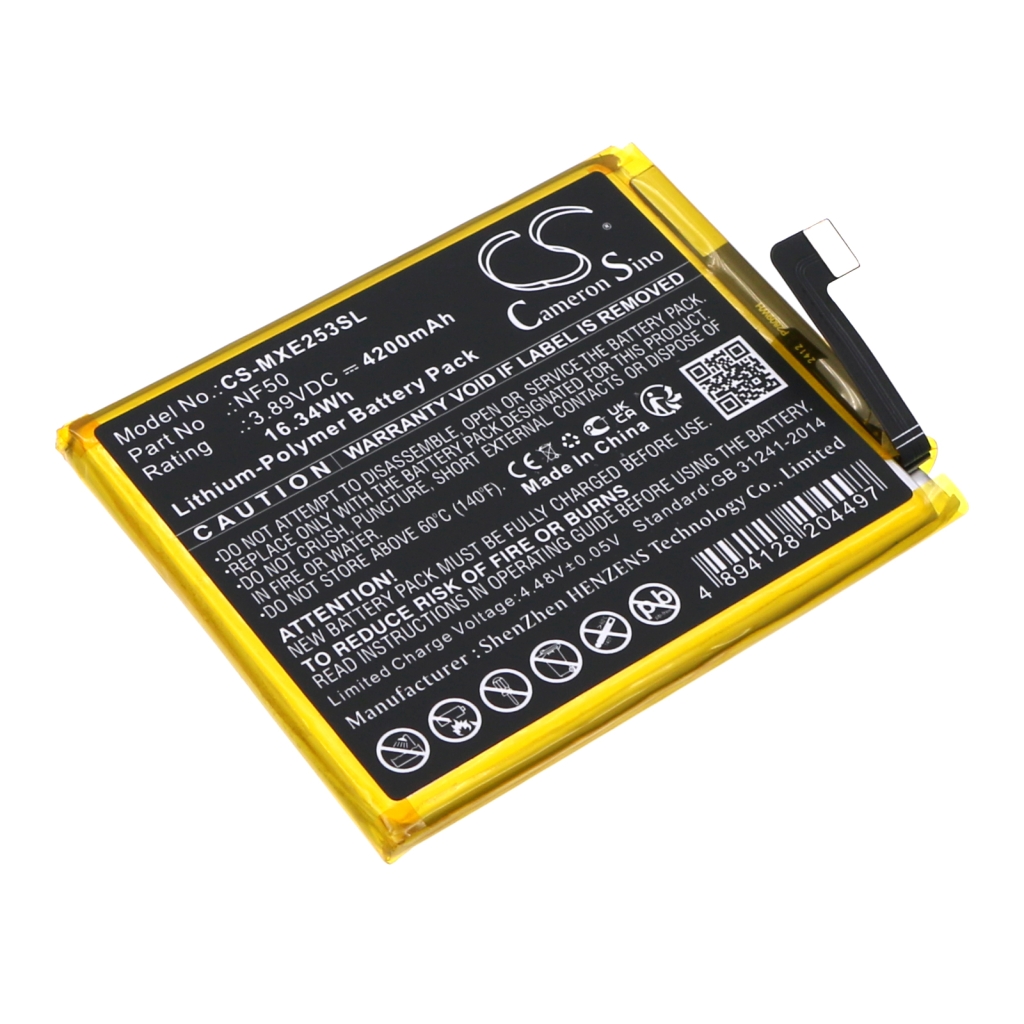 Compatibele batterijvervanging voor Motorola NF50