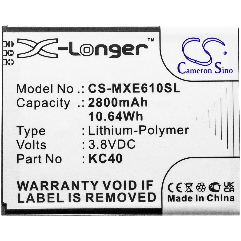 Compatibele batterijvervanging voor LENOVO KC40