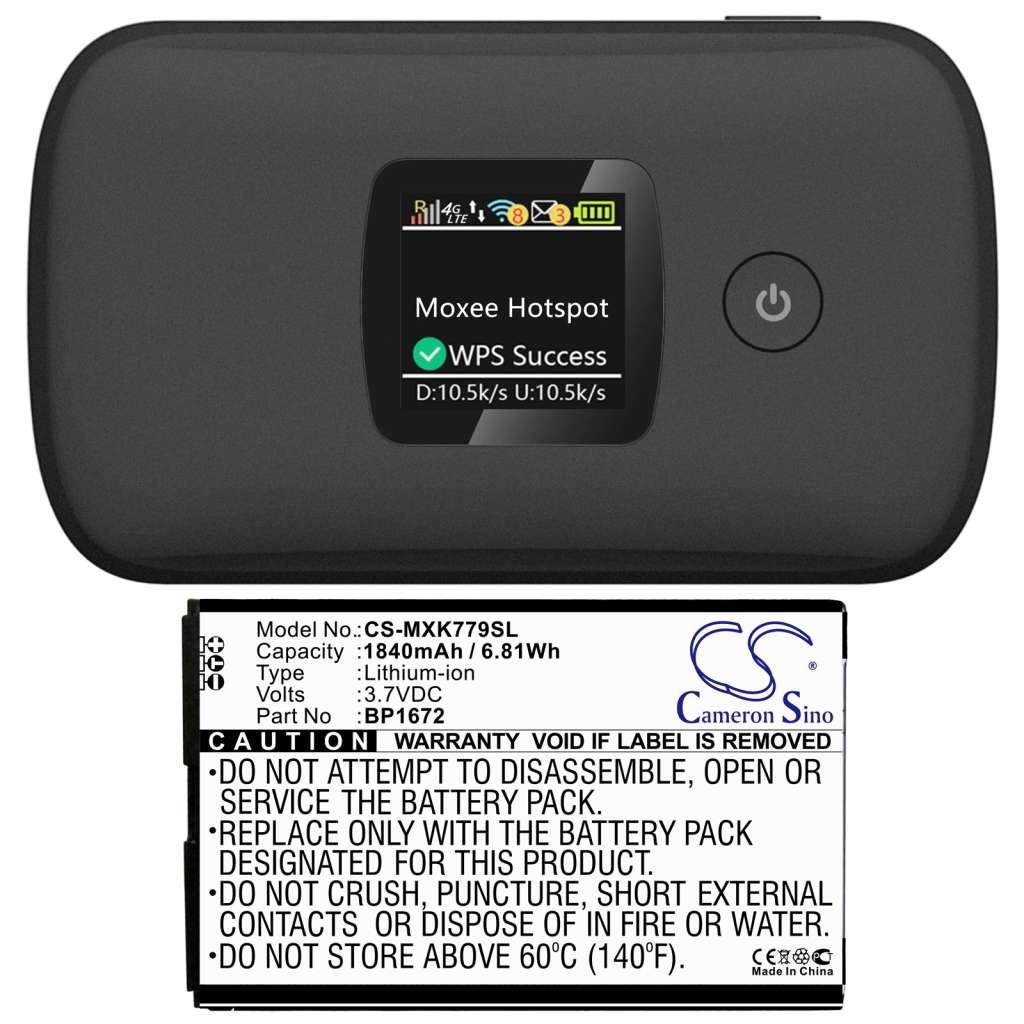 Batterijen Hotspot Batterij CS-MXK779SL