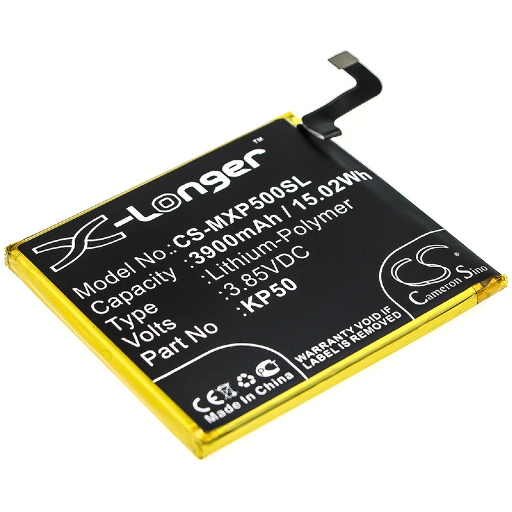 Compatibele batterijvervanging voor Motorola KP50