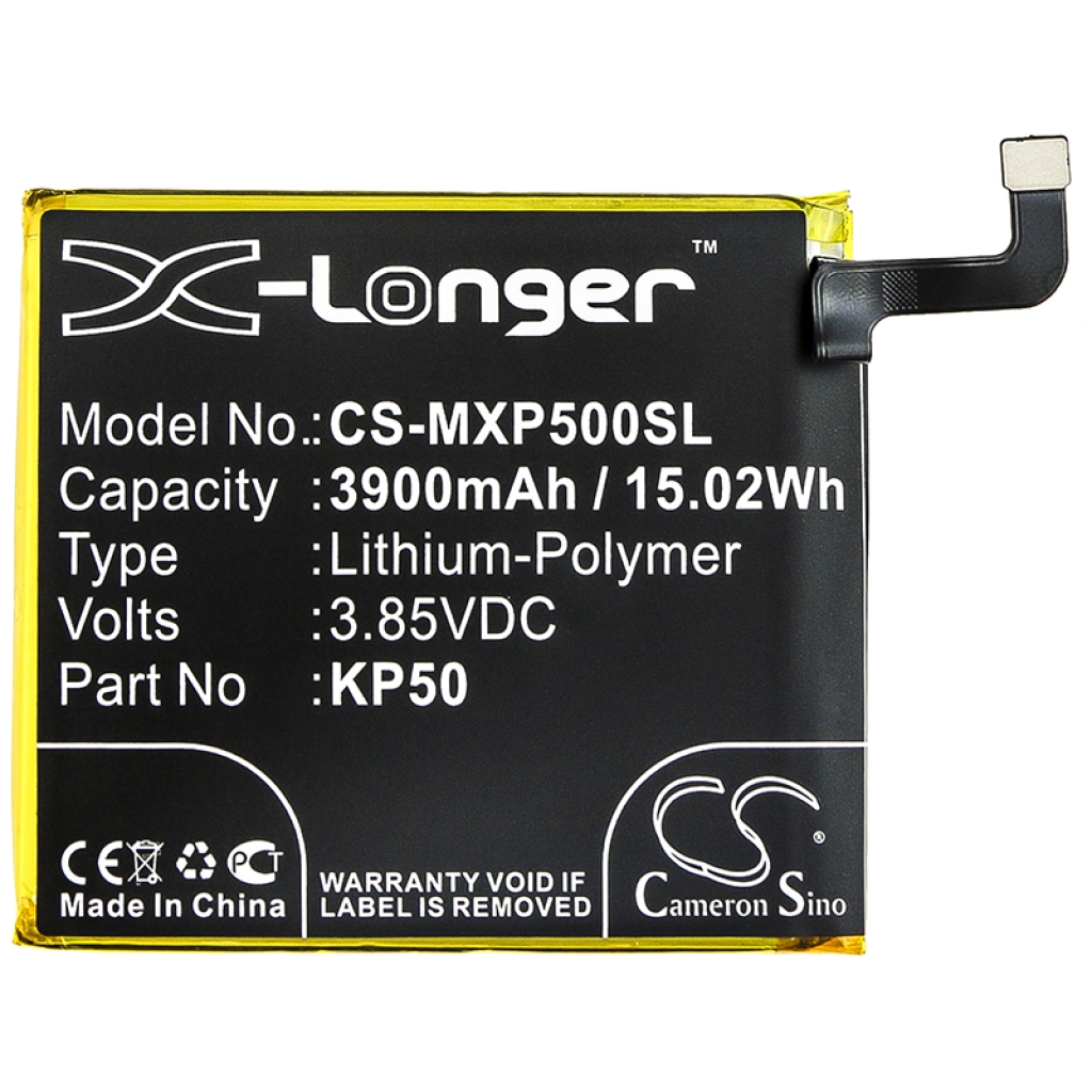 Compatibele batterijvervanging voor Motorola KP50