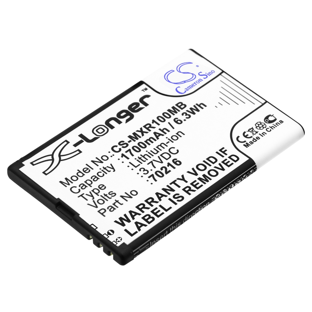 Batterijen GPS, Navigator Batterij CS-MXR100MB