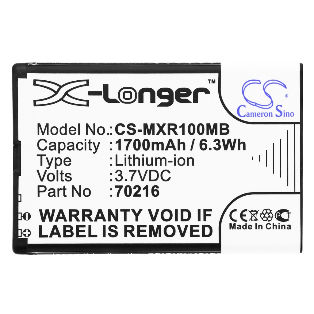 Batterijen GPS, Navigator Batterij CS-MXR100MB