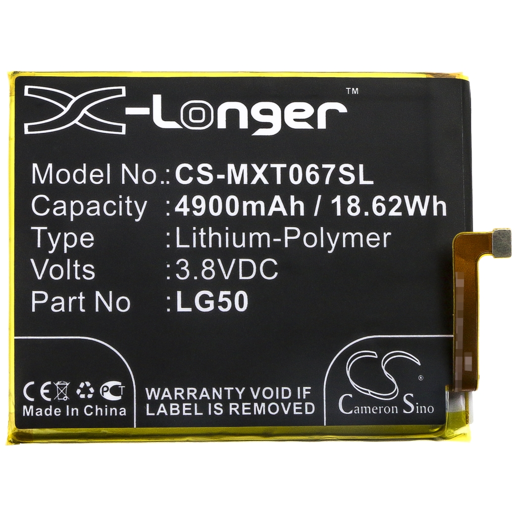 Compatibele batterijvervanging voor Motorola LG50