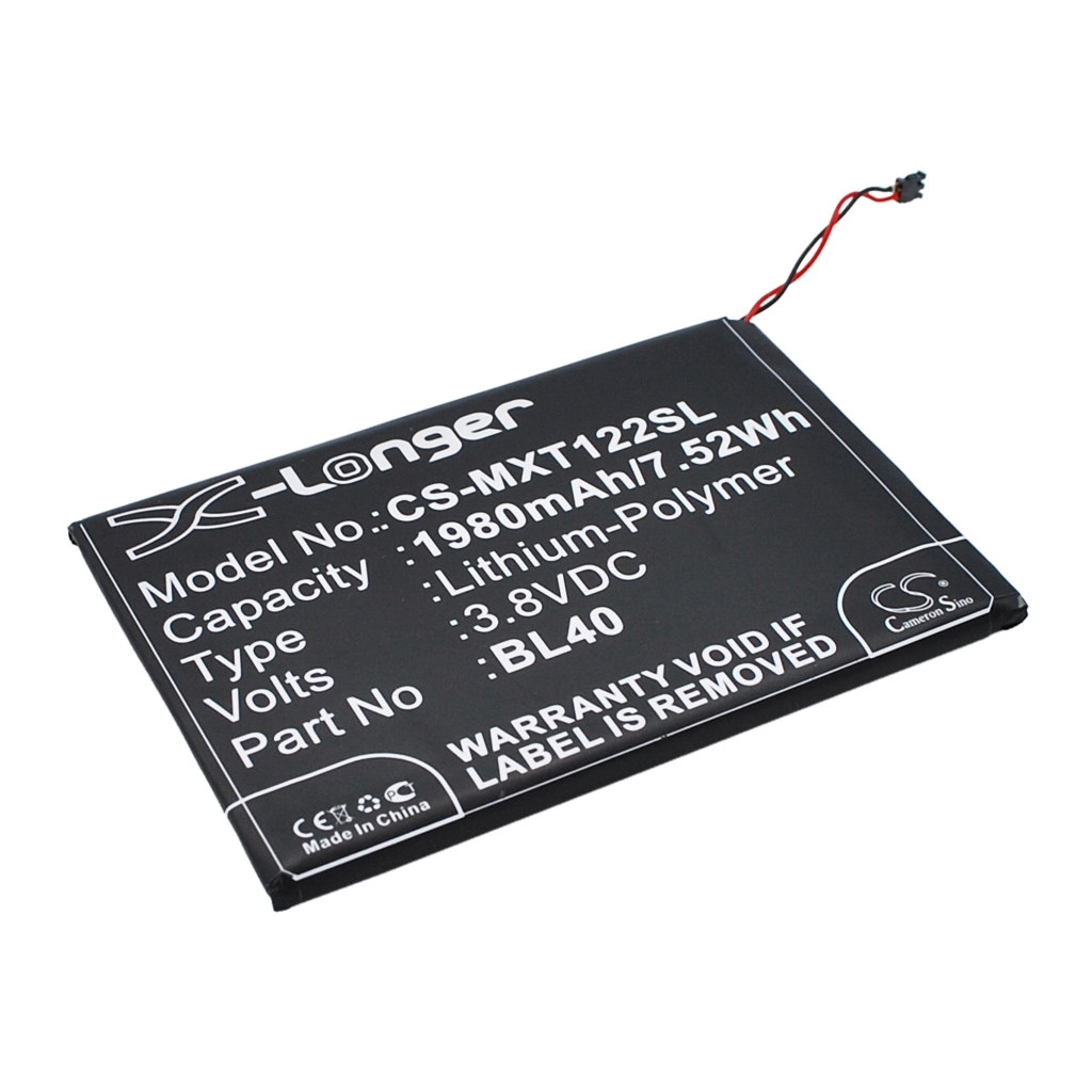 Compatibele batterijvervanging voor Motorola BL40
