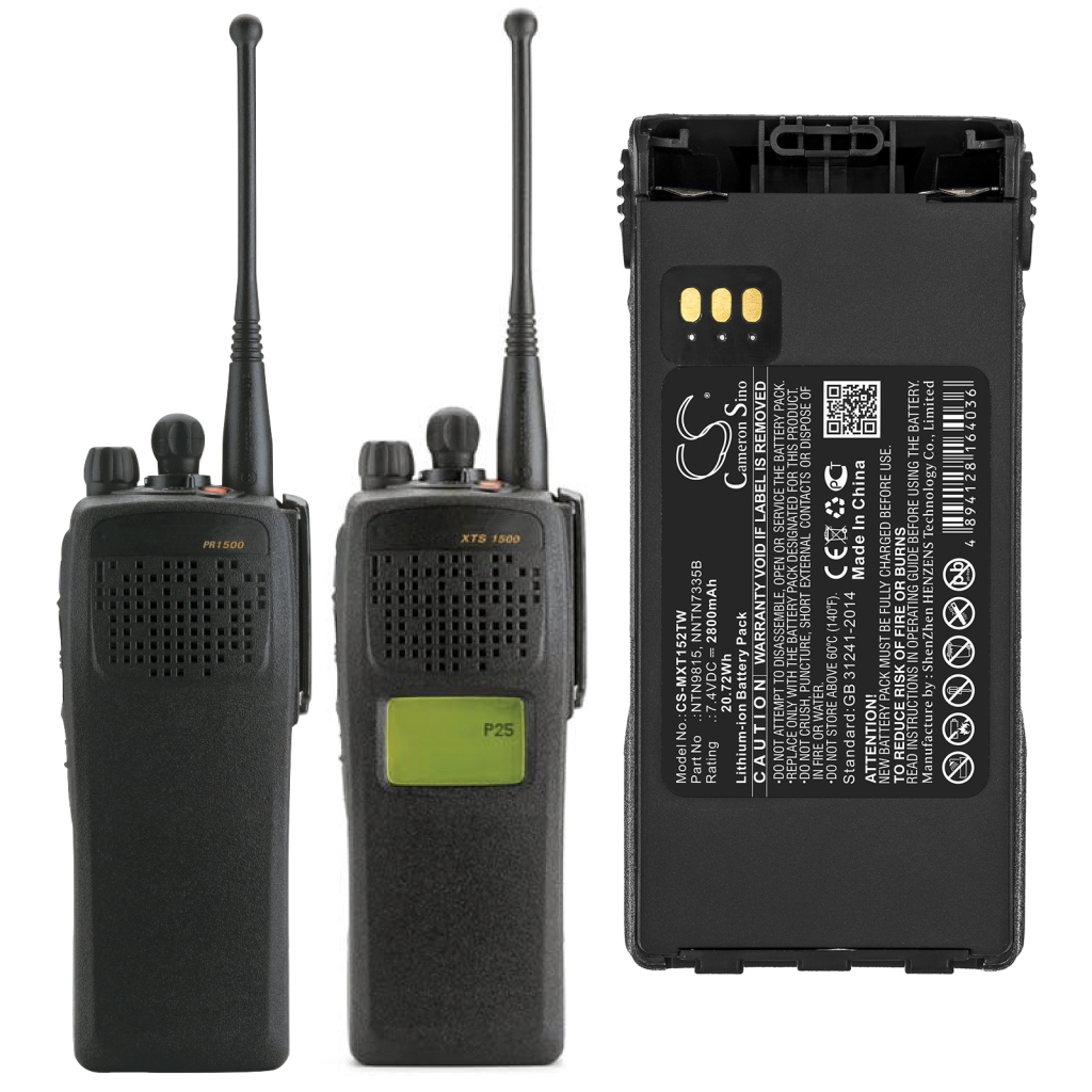 Batterijen Vervangt NTN9815AR