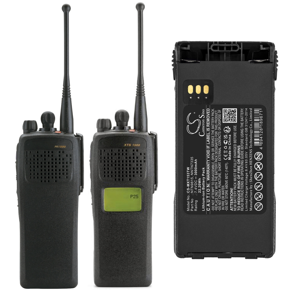 Batterijen Vervangt NTN9858AR