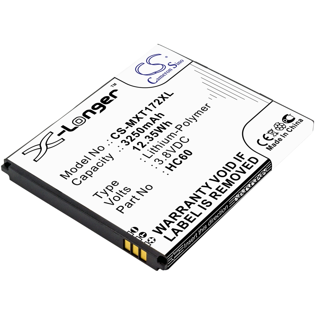 Compatibele batterijvervanging voor Motorola HC60