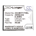 Compatibele batterijvervanging voor Motorola HC40