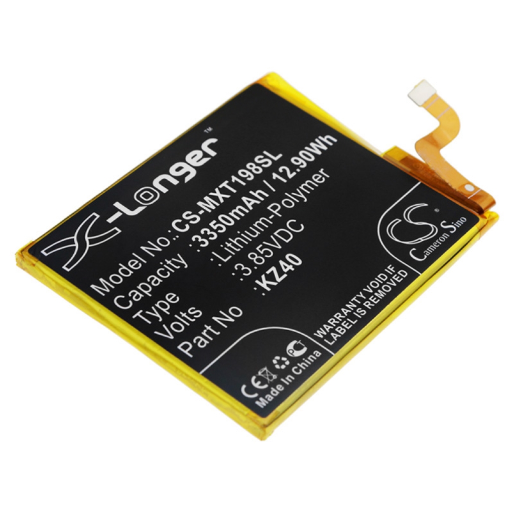 Compatibele batterijvervanging voor Motorola KZ40