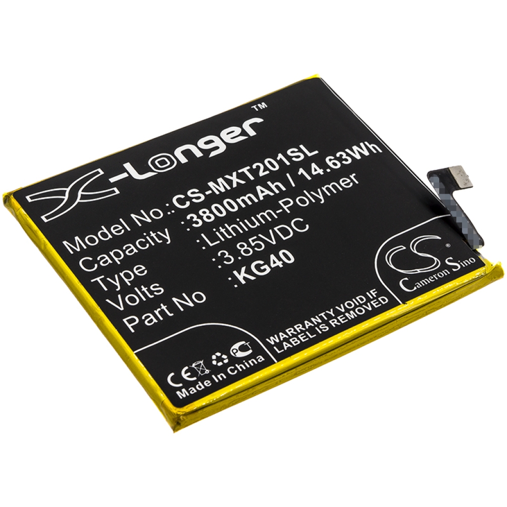 Compatibele batterijvervanging voor Motorola KG40
