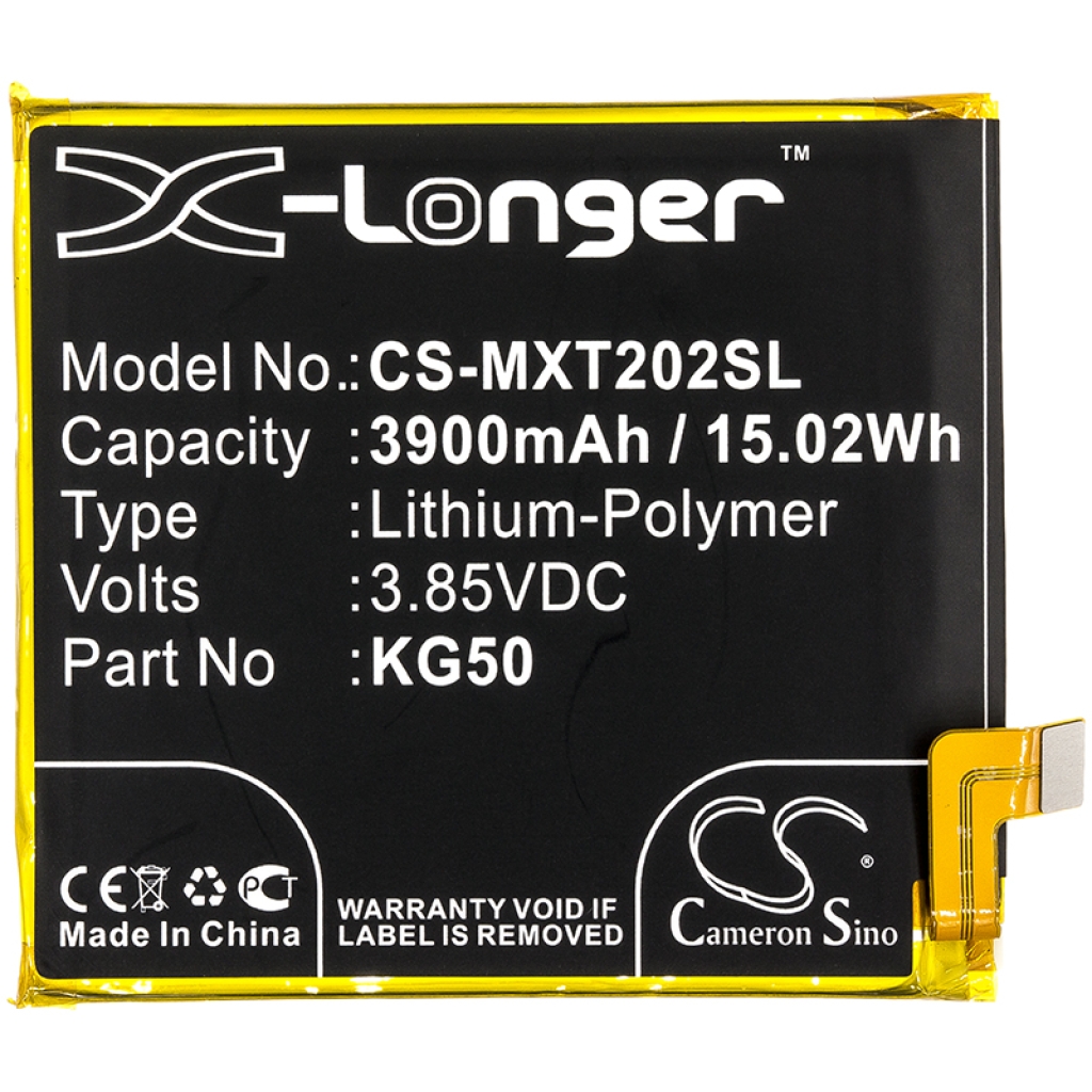 Compatibele batterijvervanging voor Motorola KG50