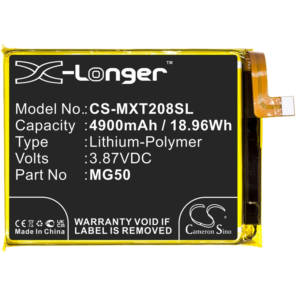 Compatibele batterijvervanging voor Motorola MG50
