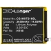 Compatibele batterijvervanging voor Motorola NT40