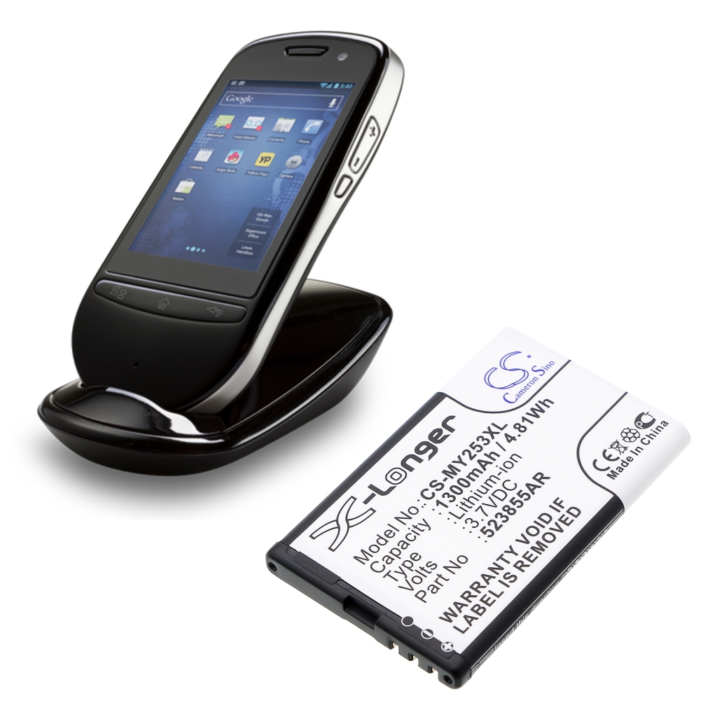 Compatibele batterijvervanging voor Sagem P/N 523855AR