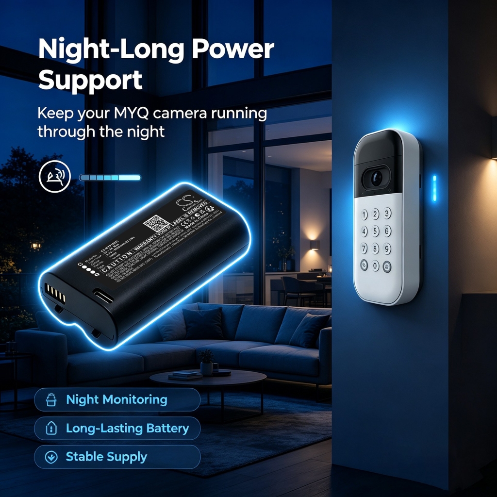 Batterijen compatibel met MYQ LiftMaster Wireless Video Keypad CS-MYP100SL