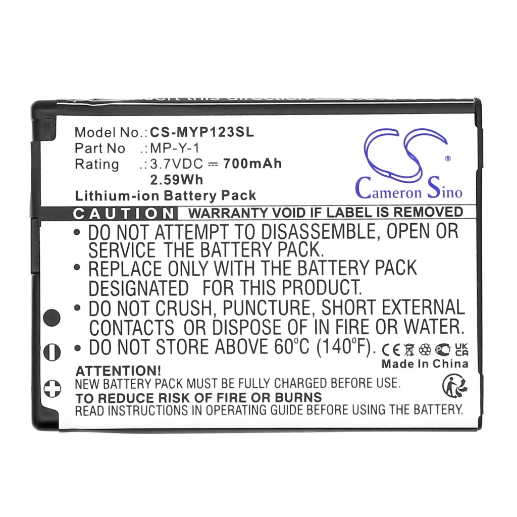 Battery compatible with Myphone Polaroid CS-MYP123SL