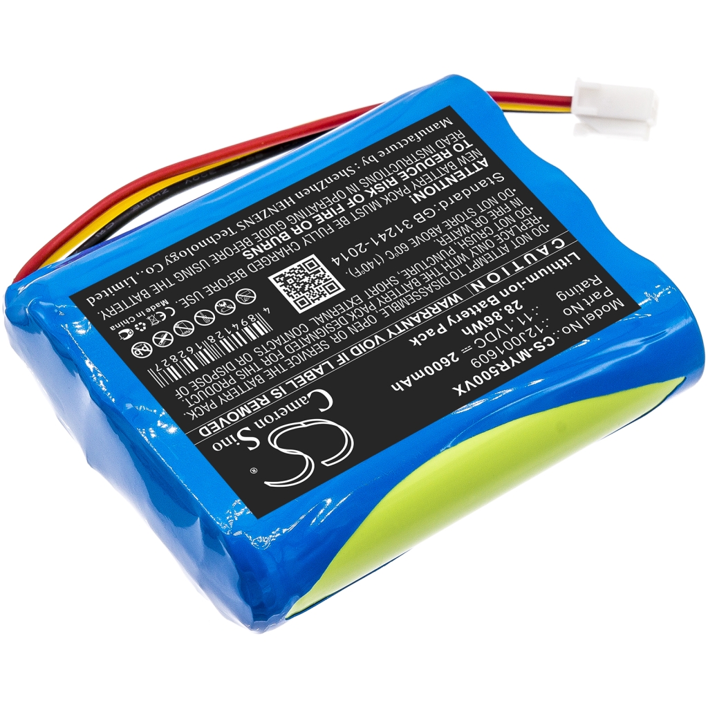 Compatibele batterijvervanging voor Moneual 12J001609
