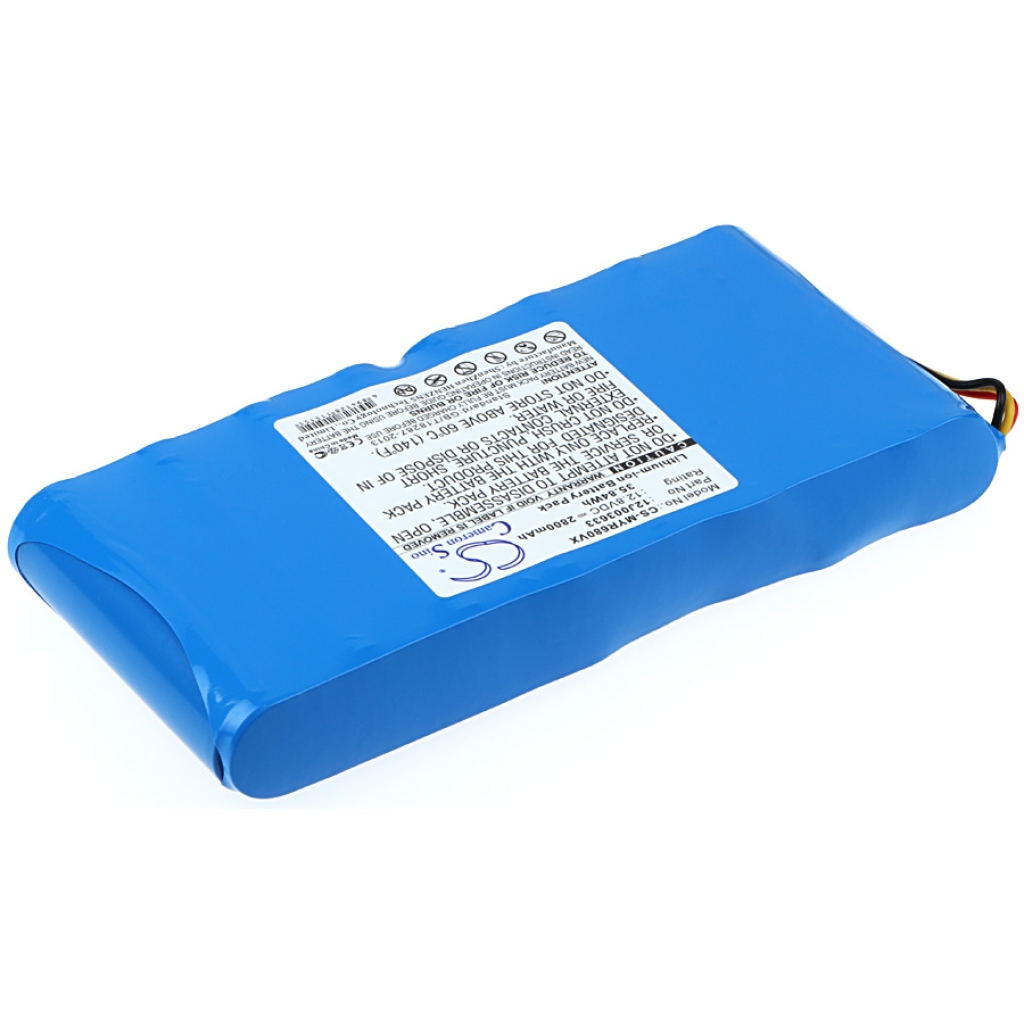 Compatibele batterijvervanging voor Moneual 12J003633