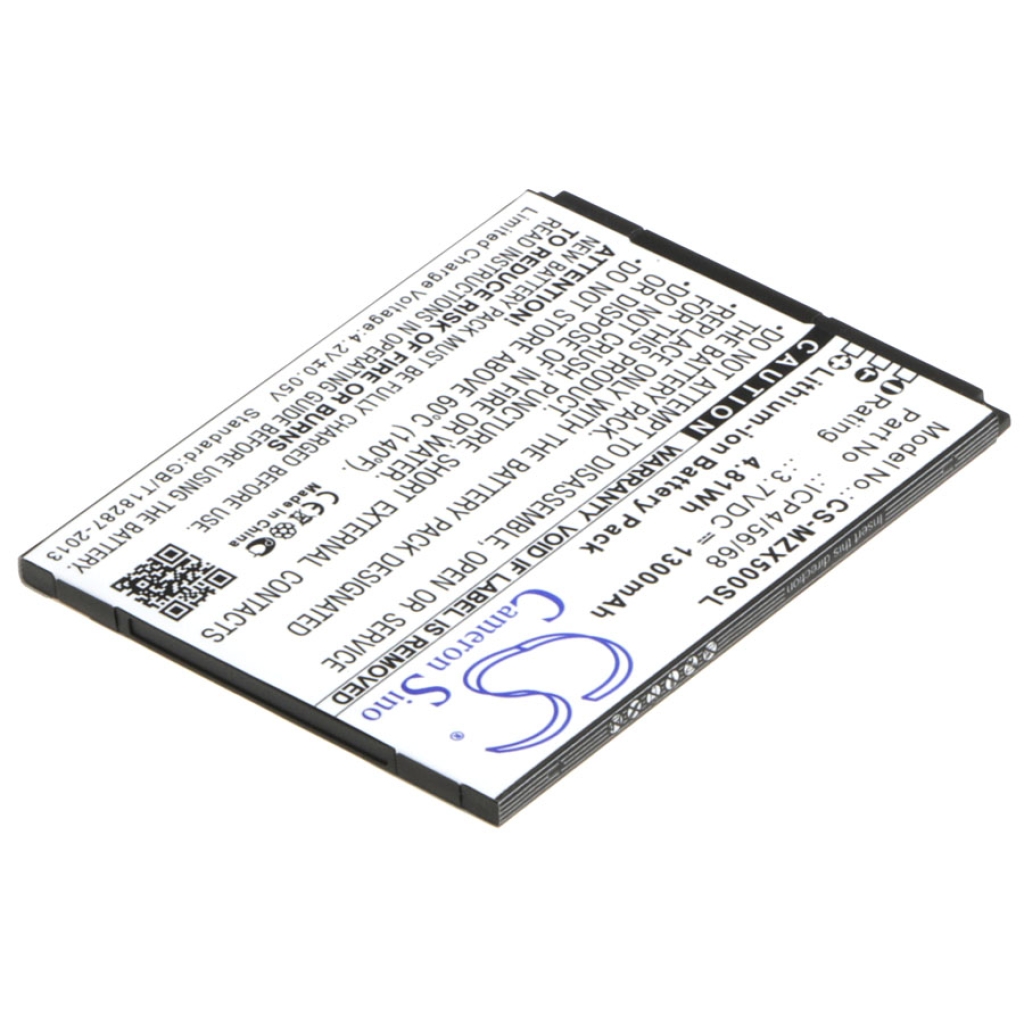Battery compatible with Navon CS-MZX500SL