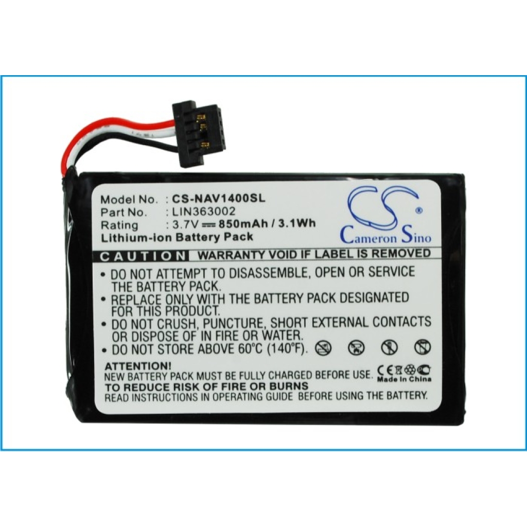 Batterijen GPS, Navigator Batterij CS-NAV1400SL