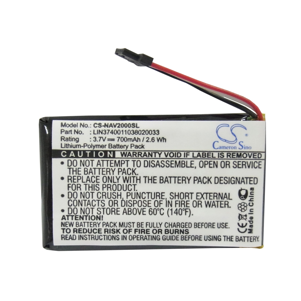Batterijen GPS, Navigator Batterij CS-NAV2000SL