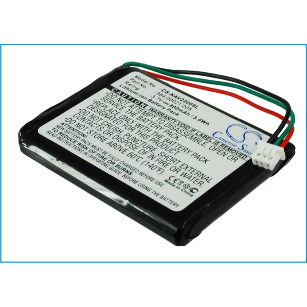 Compatibele batterijvervanging voor Navigon 384.00021.005